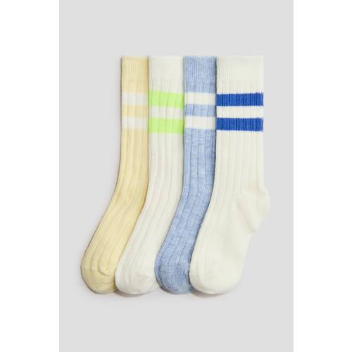 4-PACK RIBBED SOCKS