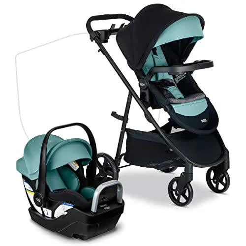 Willow Brook S+ Travel System with Alpine Anti-Rebound Base - Jade Onyx
