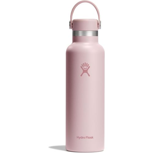 Hydro Flask Water Bottle - Insulated Stainless Steel - Non Spill, Leakproof in 21 Oz Trillium Pink