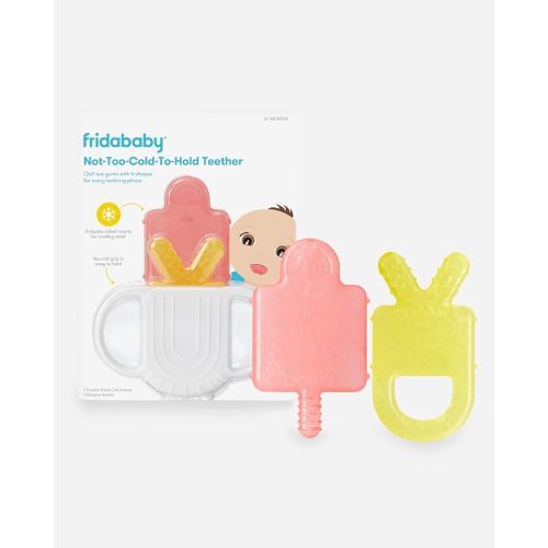 Frida Baby Silicone Teething Toys, 4-in-1 Teether for Babies & Infants