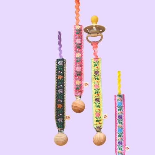 Pacifier Chain Made From Traditional Braid - Etsy