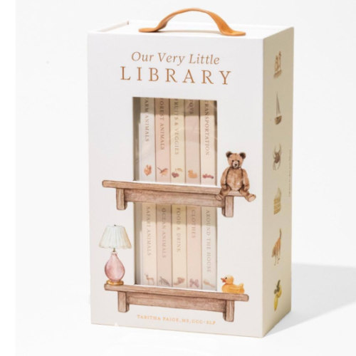 Our Very Little Library Board Book Set: A Foundational Language Vocabulary Board Book Set for Babies (Tabitha Paige Children's Book Series)