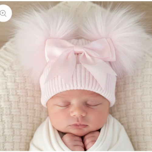 Pink Bow Hat
