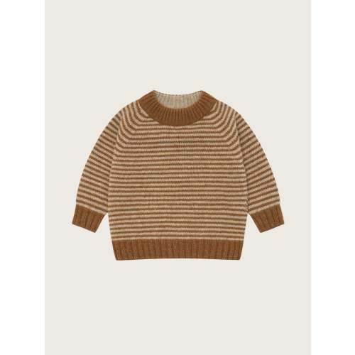 Chestnut Stripes Wool Jumper ~ Organic Zoo