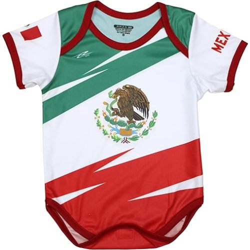 Mexico Soccer Baby Outfit Mameluco New W/O Tag Sizes 3 to 12 Months Tricolor