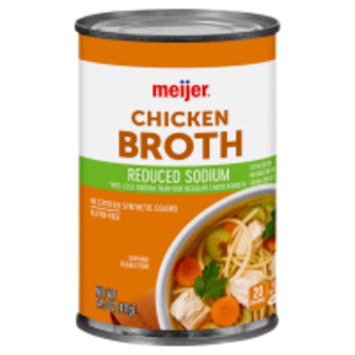 Fat Free/Low Sodium Chicken Broth & Stock | Meijer