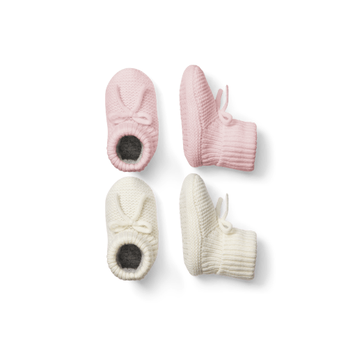 Baby Bow Gripper Slipper 2-Pack