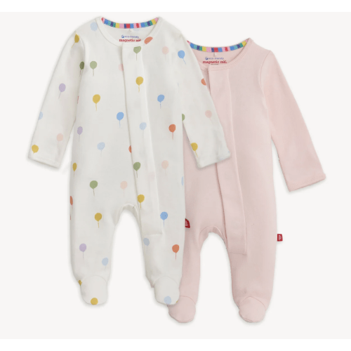 Magnetic 2-Pack Footie - New Born Size