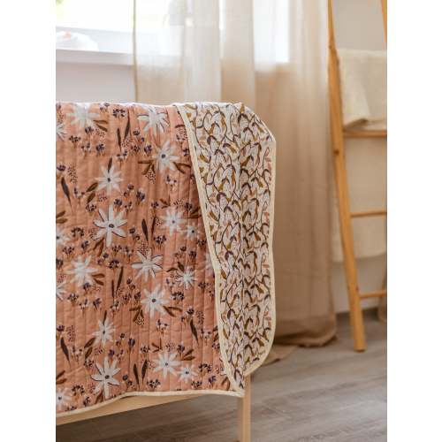 Kids quilt / playmat /  Big floral