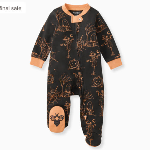 Haunted Halloween Organic Cotton Sleep & Play
