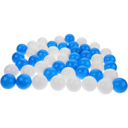 50Pcs Macaron Ocean Balls Crush Ball Pit Balls for Playhouse Pool and Birthday Parties Safe and Play