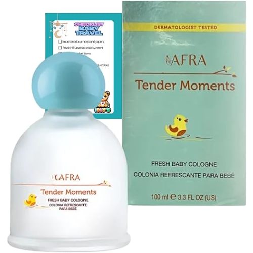 Ioly's Jjafra Tender Moments Baby Cologne for boys, girls Jjafra baby perfume for newborn Alcohol FREE Paraben Colonia para bebe recien nacido kids Perfume para bebe toddler colonia para niños PK 1