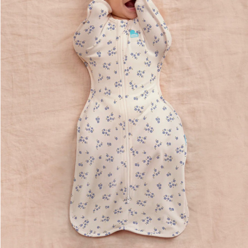 Swaddle Up™ 1.0 TOG Cotton Jacaranda Meadow