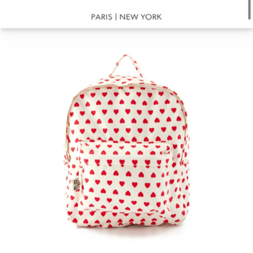 BONTON Heart Backpack - Rouge