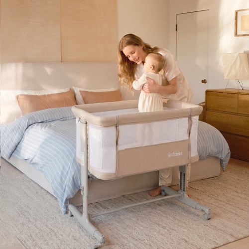 INFANS 3 in 1 Baby Bassinets, Bedside Sleeping for Newborn, Folding Cr – Infansbaby