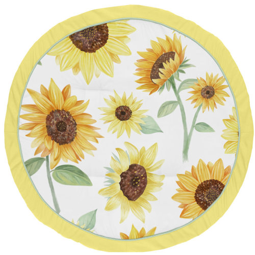 Sweet Jojo Designs Sunflower Baby By Sweet Jojo Designs Fabric Playmat | Wayfair