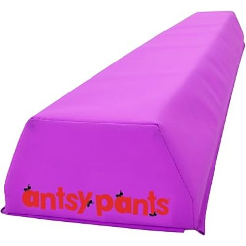 Balance Beam – Portable Gymnastics Beam, Gymnastics Equipment for Home with Anti-Slip Base, Lightweight/Extra Firm, Holds Up to 200lbs, Toddler to Adult Age