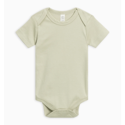Sage 0-3m Short Sleeve Bodysuit