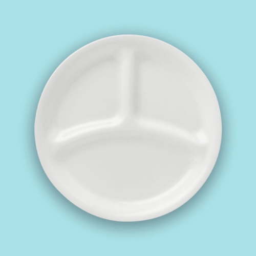 Corelle® Winter Frost, Divided Lunch Plate, White