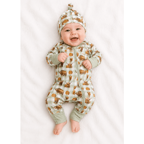 Cowgirl Longhorn Jersey Cotton Onesie | Little Windmill – Little Windmill Clothing Co Pty Ltd.