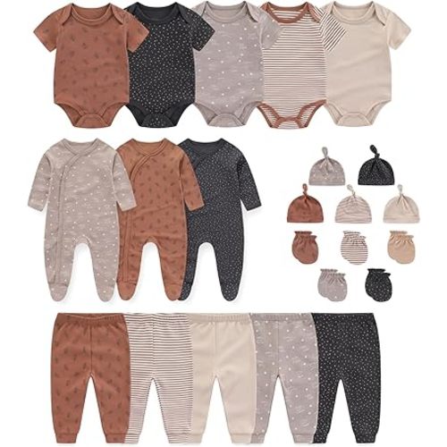Unisex Baby Boy Girl Clohtes Pants Sets 23 pack Cotton Casual New born Clothing Comfort Infant Birthday Outfit