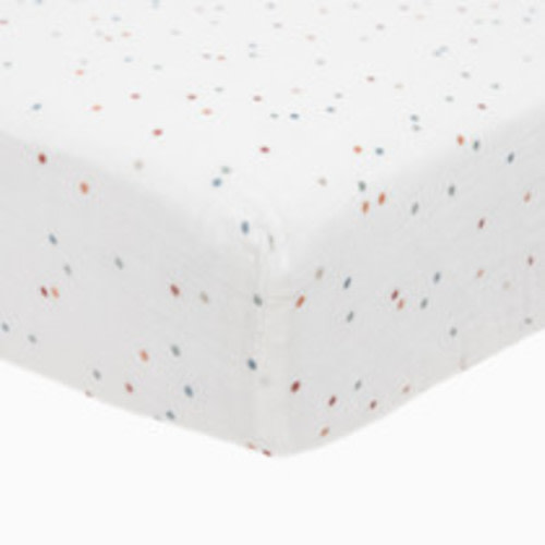 Little Unicorn Cotton Muslin Crib Sheet - Dots