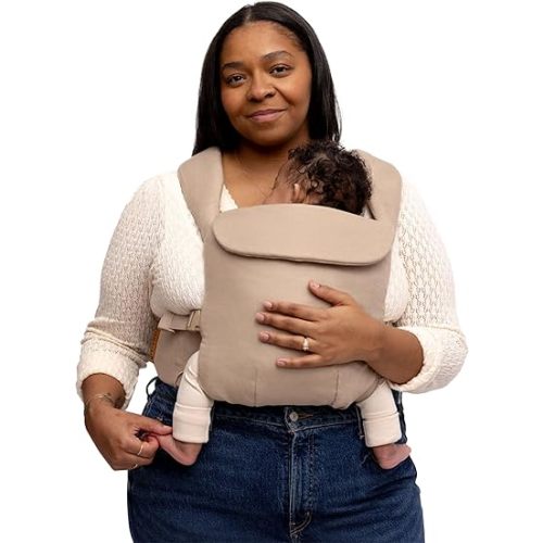 WildBird - Aerial Buckle Carrier - 2-24 Months - Large (L-4XL) Desert Lark - Front or Back Carry - Cross Straps, Lumbar Support, Headrest - Hip Healthy - Baby Carrier - Baby Essentials - New Mom Gifts
