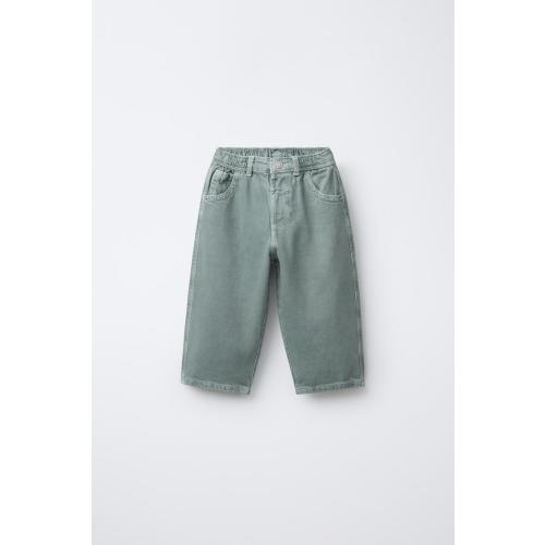 BAGGY PANTS - Light green | ZARA United States