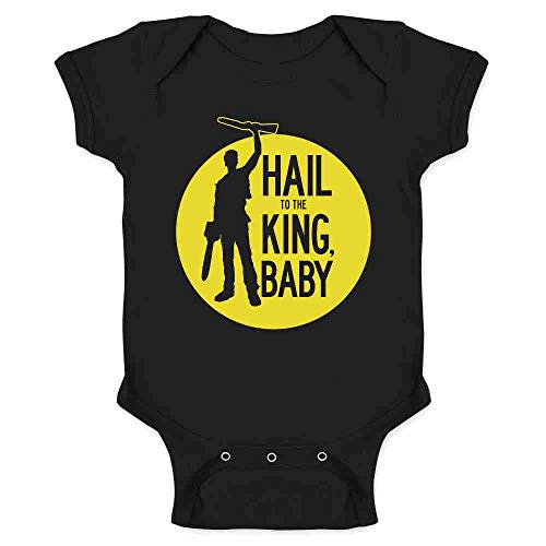 Pop Threads Hail To The King Baby Horror Army Zombie Infant Baby Boy Girl Bodysuit