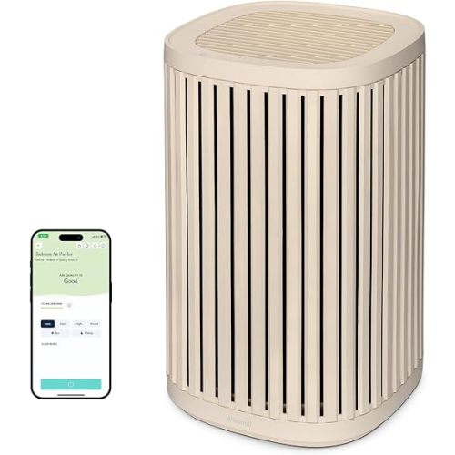 Windmill Air Purifier for Home, 3-In-1 Filters for Dust, Smoke, & Pets