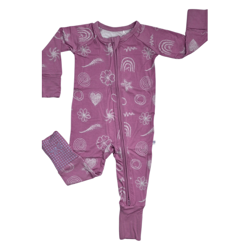 Blushing Doodles Convertible Zip-Up – Dragonfly Dreams Bamboo