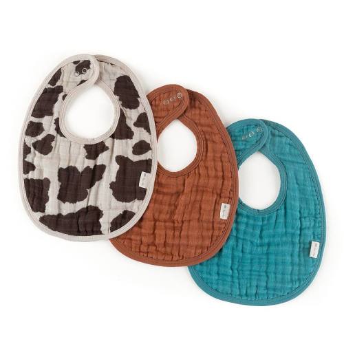 Itzy Ritzy 3-pack Cotton Muslin Bib Set