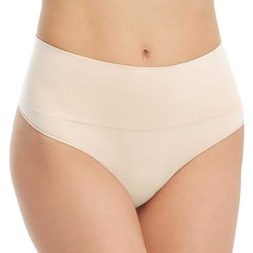 SPANXshape Everyday Shaping Thong - Core Control Shapewear Underwear - Invisible Under Clothes - Seamless Design