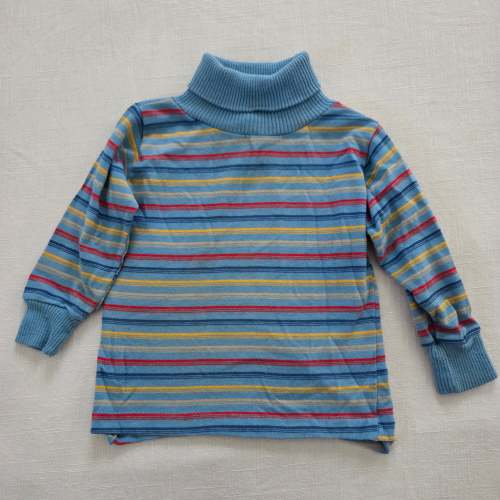 Vintage Primary Striped Turtleneck 12-18 months