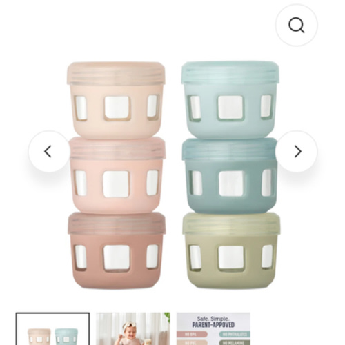 Clean Start Baby Glass Food Jars | Non Toxic | Protective Sleeve – Ello