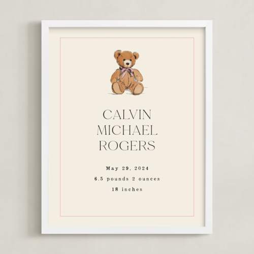 Baby's Bear: Custom Print Completely Custom Art by Becky Nimoy