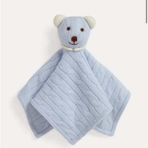 Cashmere Bear Lovey Blanket