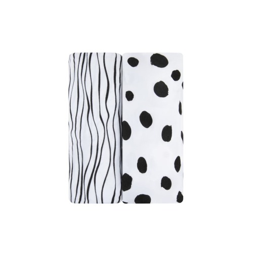 Baby Fitted Bassinet Sheet 2 Pack