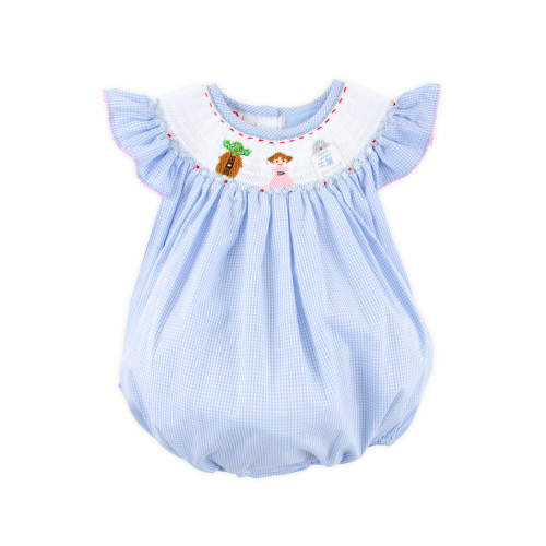 Space Friends Smocked Bubble