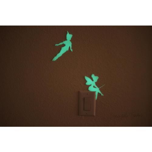 Tinker Bell Light Switch Wall Decor Peter Pan light Switch Wall Decor Kid Room Decor Baby Shower Gift Nursery Disney Tinker Bell Peter Pan