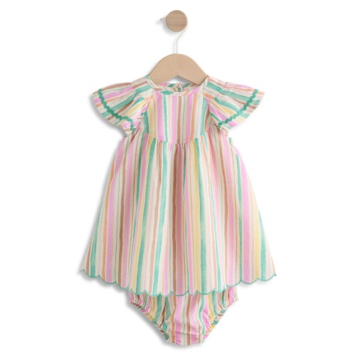 Rainbow Stripe Dress