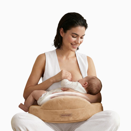 Momcozy Upgraded Adjustable Nursing Pillow - Camel