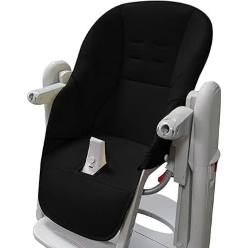 Baby Dining Chair Cushion Seat Pad PU Leather Protective Sleeve for High Chairs Growth Chair Protector Case