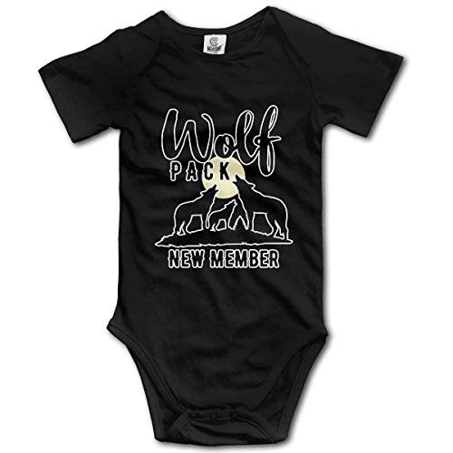 Wolf Pack New Member Infant Toddler Baby Newborn Organic Bodysuit Romper