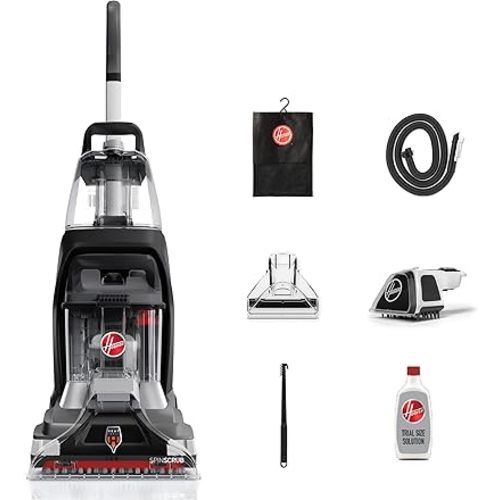 Hoover Powerscrub XL Pet Carpet Cleaner Machine, Upright Shampooer, FH68050, Black
