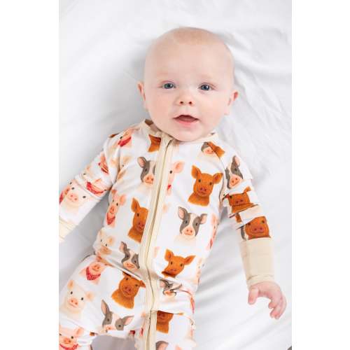 Cute Pigs Baby Bamboo Zippy – American Farm Company