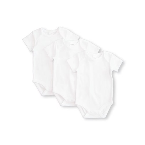 Best&Less Baby 3 Pack Short Sleeve Interlock Bodysuit
Colour | White (size Newborn / 0-3mth)