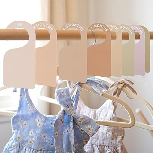 Baby Nursery Closet Dividers - Boy/Girl Baby Shower,Boy/Girl Closet Organizer with,Newborn to 24 Months for Home Nursery (Dividers2)