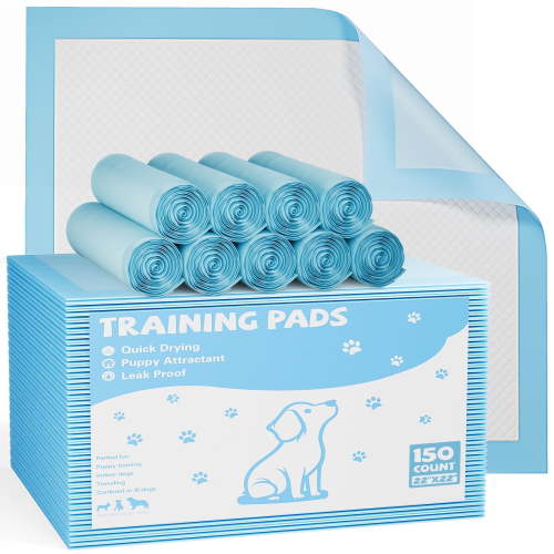edx Pet Training Pads, Leak-Proof Disposal Dog & Puppy Pee Pads, Regular 22 x 22 in, 150 Count