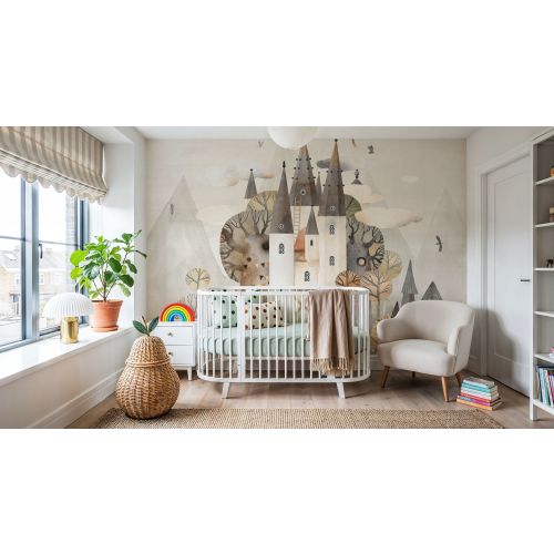Adventure Castle wallpaper mural ➡ 100% PVC-free and non-toxic